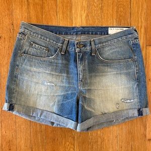 Rag & Bone cuffed boyfriend shorts